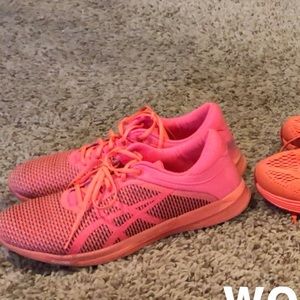 Pink Asics Running Shoe